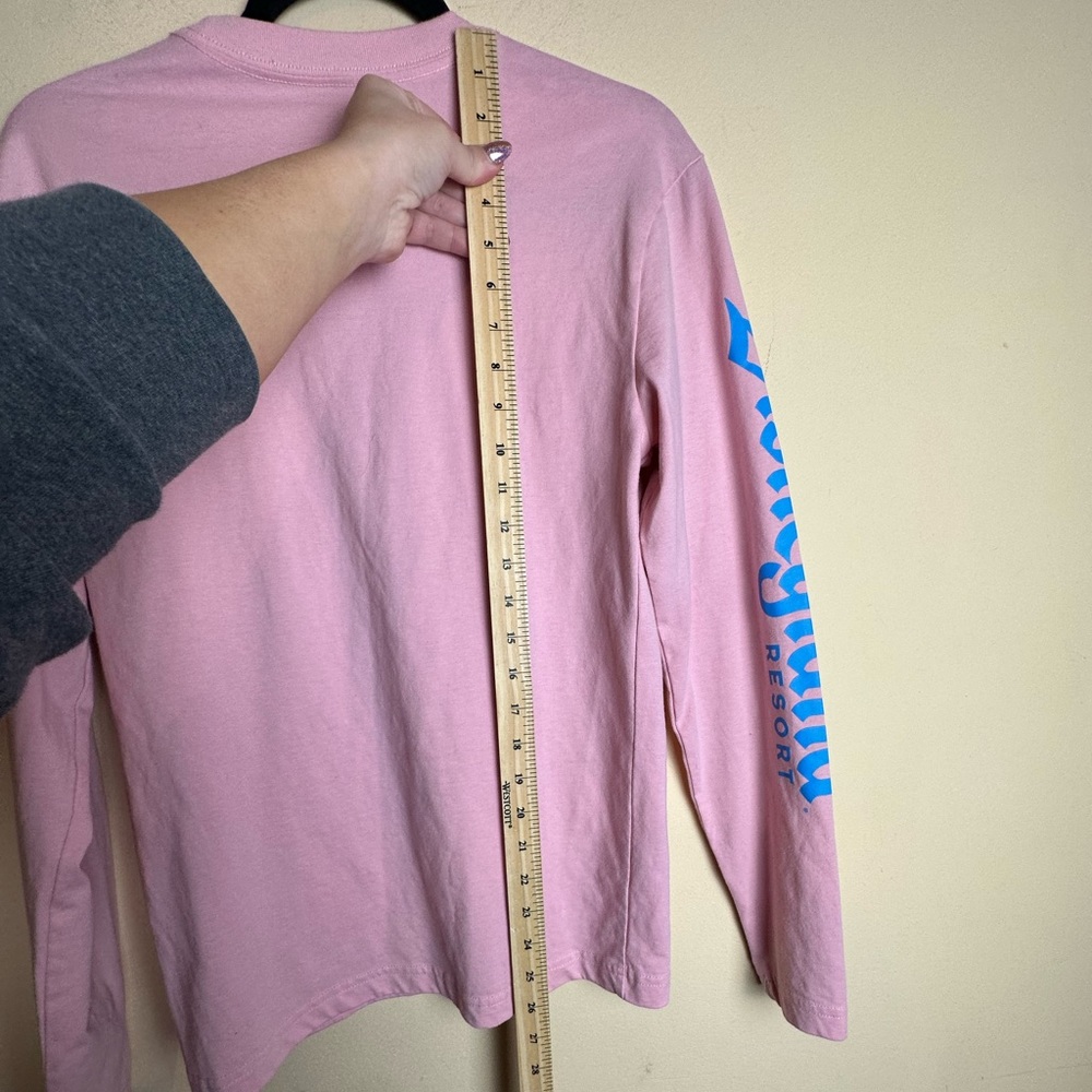Disney Pink Long Sleeve Tee with Blue Lettering - Picture 9 of 12
